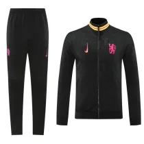 24-25 Chelsea Jacket black Adult Sweater tracksuit set