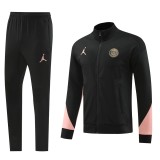 24-25 Paris Saint-Germain black Adult Sweater tracksuit set
