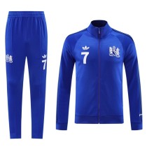 24-25 Manchester United blue Jacket Adult Sweater tracksuit set