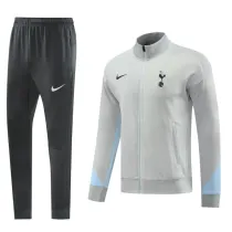 24-25 Tottenham Hotspur Jacket Red blue Adult Sweater tracksuit set