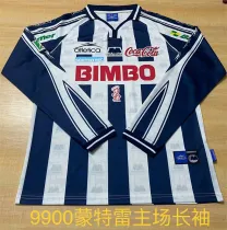 Long sleeve 99-00 CF Monterrey home Retro Jersey Thailand Quality