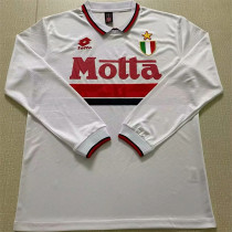 Long sleeve 93-94 AC Milan Away Retro Jersey Thailand Quality