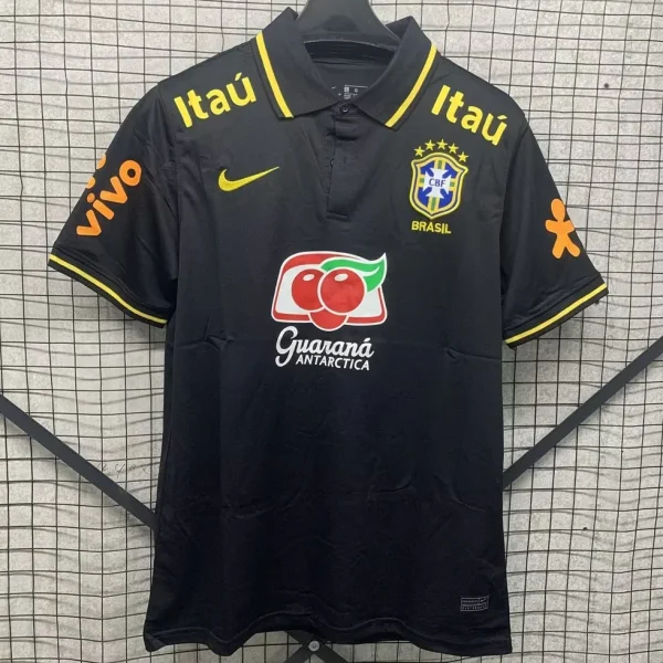 2021 Brazil (black) Polo Jersey Thailand Quality