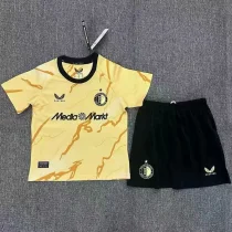 Kids kit 24-25 Feyenoord Rotterdam Fourth Away Thailand Quality