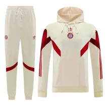 24-25 Bayern München (Beige) hoodie set  Soccer Jacket
