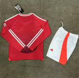 Long sleeve Kids kit 24-25 Manchester United home Thailand Quality