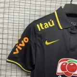 2021 Brazil (black) Polo Jersey Thailand Quality