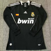 Long sleeve 08-09 Real Madrid Third Away Retro Jersey Thailand Quality