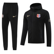 24-25 Barcelona (black) hoodie set  Soccer Jacket