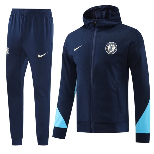24-25 Chelsea (Royal blue) hoodie set  Soccer Jacket