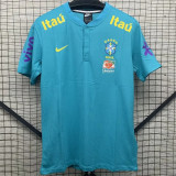 2021 Brazil (blue) Polo Jersey Thailand Quality