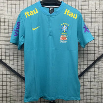 2021 Brazil (blue) Polo Jersey Thailand Quality