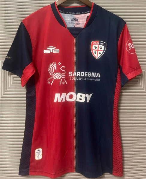 24-25 Cagliari Calcio home Fans Version Thailand Quality