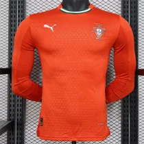Long sleeve 2025 Portugal home Player Version Thailand Quality