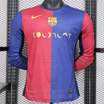 Long sleeve 24-25 FC Barcelona home Player Version Thailand Quality