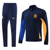 24-25 Marseille Jacket Royal blue Adult Sweater tracksuit set