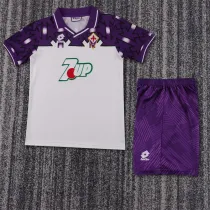 Kids kit 92-93 Fiorentina Away (Retro Jersey) Thailand Quality