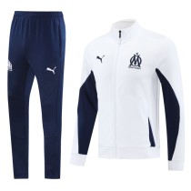 24-25 Marseille Jacket white  Adult Sweater tracksuit set