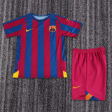 UEFA Kids kit 05-06 FC Barcelona home (Retro Jersey) Thailand Quality