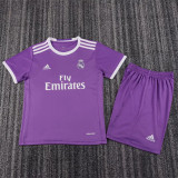 Kids kit 16-17 Real Madrid Away (Retro Jersey) Thailand Quality