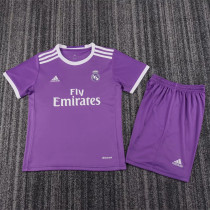 Kids kit 16-17 Real Madrid Away (Retro Jersey) Thailand Quality