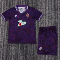 Kids kit 92-93 Fiorentina home (Retro Jersey) Thailand Quality