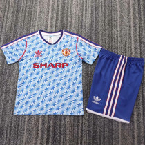 Kids kit 90-92 Manchester United Away (Retro Jersey) Thailand Quality