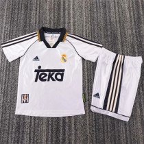 Kids kit 98-00 Real Madrid home (Retro Jersey) Thailand Quality