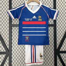 Kids kit 1998 France home (Retro Jersey) Thailand Quality