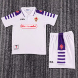 Kids kit 1998 Fiorentina Away (Retro Jersey) Thailand Quality