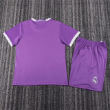 Kids kit 16-17 Real Madrid Away (Retro Jersey) Thailand Quality