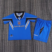 Kids kit 96-98 Manchester United Third Away (Retro Jersey) Thailand Quality
