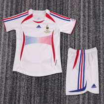 Kids kit 2006 France Away (Retro Jersey) Thailand Quality