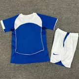 Kids kit 2004 Brazil Away (Retro Jersey) Thailand Quality