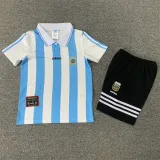 Kids kit 1994 Argentina home (Retro Jersey) Thailand Quality