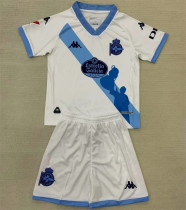 Kids kit 24-25 Deportivo la coruna Away Thailand Quality