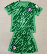 Kids kit 24-25 Atletico Madrid (Goalkeeper) Thailand Quality
