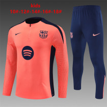 Player Version Young 24-25 Barcelona (orange) Sweater tracksuit set