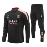 Player Version 24-25 Paris Saint-Germain (Jordan black) Adult Sweater tracksuit set Training Suit
