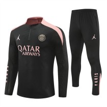 Player Version 24-25 Paris Saint-Germain (Jordan black) Adult Sweater tracksuit set Training Suit