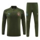 24-25  Manchester City (Army green) Adult Sweater tracksuit set Training Suit