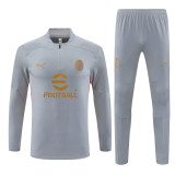 24-25 AC Milan (gray) Adult Sweater tracksuit set