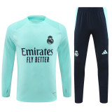 Player Version 24-25 Real Madrid orange Adult Sweater tracksuit set