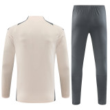 Player Version 24-25 Real Madrid apricot Adult Sweater tracksuit set