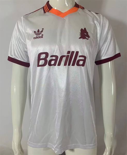92-94 AS Roma Away Retro Jersey Thailand Quality