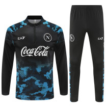 24-25 SSC Napoli black Adult Sweater tracksuit set
