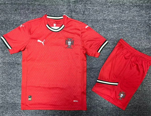 2025 Portugal home Adult Jersey & Short Set Quality