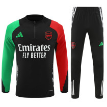 24-25 Arsenal black Adult Sweater tracksuit set