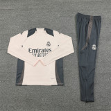 Player Version 24-25 Real Madrid apricot Adult Sweater tracksuit set