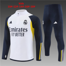 Young 23-24 Real Madrid (white) Sweater tracksuit set